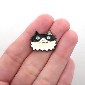 Cat Face Enamel Pin